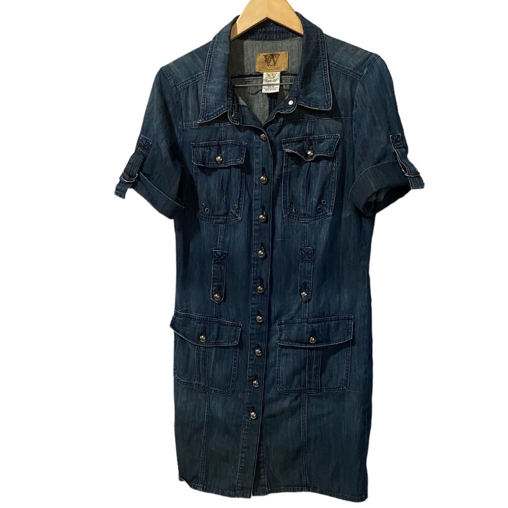 CHRISTOPHER WEBB JEANS SHIRT DRESS SIZE XL